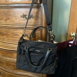 Tumi Women's Voyageur Ruth Soft Satchel Duffel Bag, Black